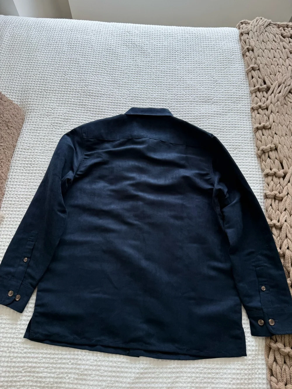 Banana Republic Navy Button-Up Military Field Jacket